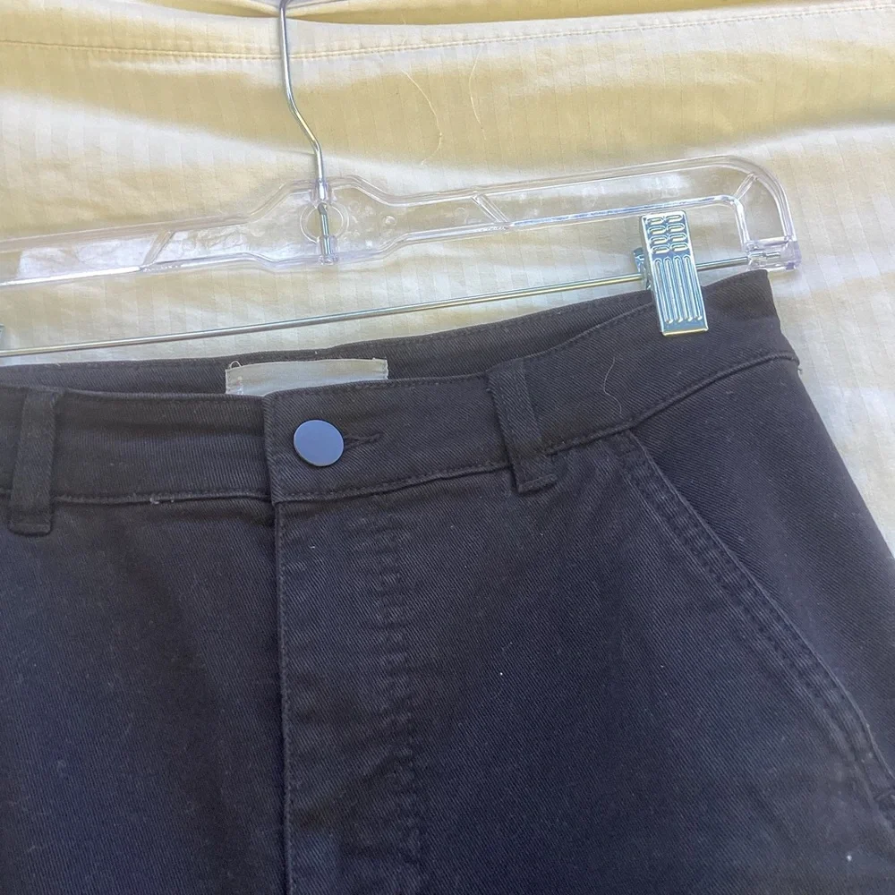 Everlane Black Straight-Leg organic cotton Chinos, size 4